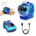 Wrist Watch Remote Control Mini Car Toy for Kids – Rechargeable 2 Function RC Car with USB Charging Cable