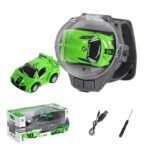 New Mini Remote Control Car Watch Toys, Tiktok Watch Car Toys, 2.4 GHz Racing Car Watch with USB Charging Cartoon RC Small Car Gift for Boys and Girls