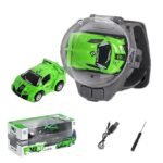New Mini Remote Control Car Watch Toys, Tiktok Watch Car Toys, 2.4 GHz Racing Car Watch with USB Charging Cartoon RC Small Car Gift for Boys and Girls