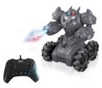 Remote Control Gasture Sensing Shooting Stunt Robot RC Control Multi-Functional All Terrain Robot Educational Toy Gift for Boys Girls, Black - Image 6