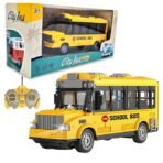 Remote Control School Bus, Open and Close Door, LED Lights RC Bus - Image 7