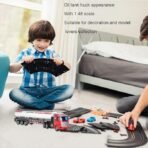 RC Semi Oil Tank, 1:48 Scale Remote Control Trailer All Round Movement Toy for Kids - Image 8