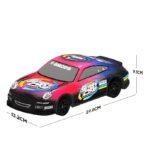 Remote Control Cars 1:16 Scale RC Drift Car 2.4Ghz 30KM/H High Speed 4WD RTR Racing Car with Drift Tires LED Lights 1PCS Rechargeable Batteries RC Sport Cars Toys for Adults Kids Gift - Image 6