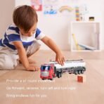 RC Semi Oil Tank, 1:48 Scale Remote Control Trailer All Round Movement Toy for Kids - Image 7