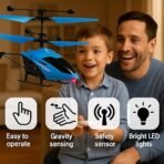 RC Helicopter with Hand Gravity Sensor, Flying Remote Control Helicopter Toy - Image 7