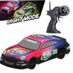 Remote Control Cars 1:16 Scale RC Drift Car 2.4Ghz 30KM/H High Speed 4WD RTR Racing Car with Drift Tires LED Lights 1PCS Rechargeable Batteries RC Sport Cars Toys for Adults Kids Gift