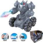 Remote Control Gasture Sensing Shooting Stunt Robot RC Control Multi-Functional All Terrain Robot Educational Toy Gift for Boys Girls, Black - Image 2