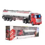 RC Semi Oil Tank, 1:48 Scale Remote Control Trailer All Round Movement Toy for Kids