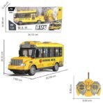 Remote Control School Bus, Open and Close Door, LED Lights RC Bus - Image 3