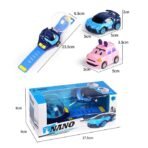 New Mini Remote Control Car Watch Toys, Tiktok Watch Car Toys, 2.4 GHz Racing Car Watch with USB Charging Cartoon RC Small Car Gift for Boys and Girls - Image 3