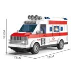 Rc Ambulance Toy, Four-Way Kids Toys With Lights Remote Control Ambulance Flexible Simulation With Wheels For Land For Beach For Grass - Image 2