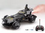 Kid Batman Rc Car with Spray, Remote Control Toy, Realistic Sounds, High Speed & Rc Rock Crawler, Black