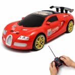 Big Remote Control Car Blue | 2.4G Rechargeable Car with 150m Range | LED Lights & Spray Effect | High-Speed Drift Toy - Image 7