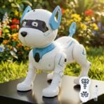 RC Robot Dog for Kids 8-12 | Smart Robotic Puppy Toy with Touch, Walking & Talking Features | Stunt Dance RC Dog Gift for Boys & Girls