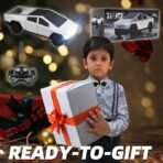 RC Tesla Remote Control Cybertruck Model Car with LED Lights, Rechargeable Battery and Controller - Image 6