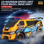 Krishiv RCS RC Drift Car for Boys - 1:24 Scale 4WD High Speed 25km/h Remote Control Car with LED Lights JDM Style Drifting USB Rechargeable Battery Indoor Racing Gift - Image 7