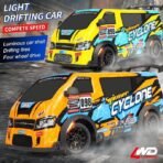 Krishiv RCS RC Drift Car for Boys - 1:24 Scale 4WD High Speed 25km/h Remote Control Car with LED Lights JDM Style Drifting USB Rechargeable Battery Indoor Racing Gift - Image 5