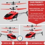 RC Helicopter with Hand Gravity Sensor, Flying Remote Control Helicopter Toy, Chargeble, 3D Light & Safety Sensor for Kids Age 4+ Years - Image 3