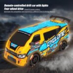 Krishiv RCS RC Drift Car for Boys - 1:24 Scale 4WD High Speed 25km/h Remote Control Car with LED Lights JDM Style Drifting USB Rechargeable Battery Indoor Racing Gift - Image 4
