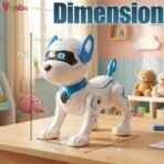 RC Robot Dog for Kids 8-12 | Smart Robotic Puppy Toy with Touch, Walking & Talking Features | Stunt Dance RC Dog Gift for Boys & Girls - Image 4